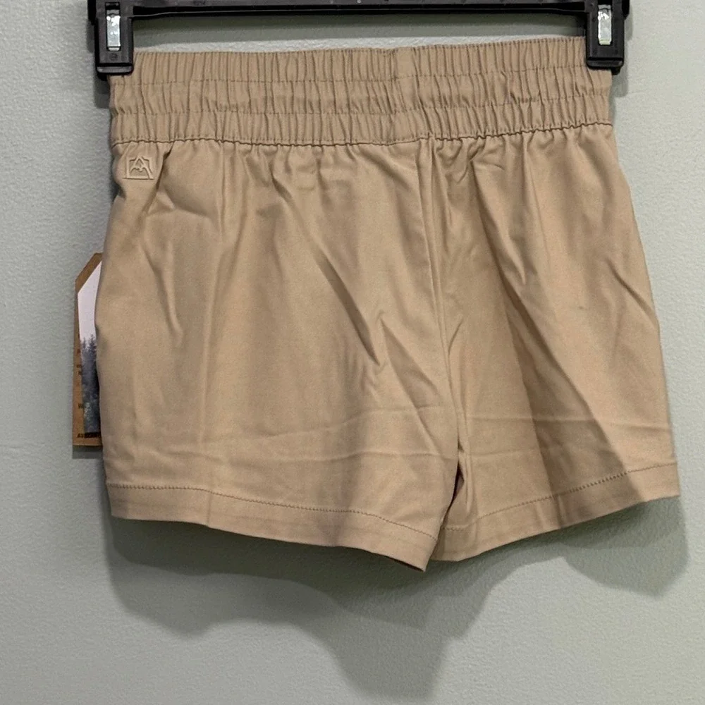 Avalanche Outdoor Supply Co Tan Khaki Hiking Shorts Womens XS gorpcore NWT